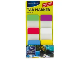 PAPERZONE Tab Marker Index 66 Blatt