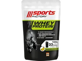SPORTS FACTORY Whey Protein Banane