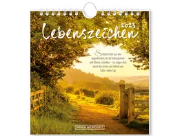GRAFiK WERKSTATT Postkartenkalender 2023 Lebenszeichen
