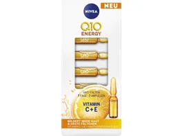 NIVEA Q10 Energy Anti Falten Ampullen mit Vitamin C E 7x1ml