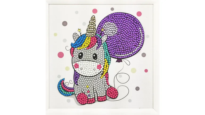 Craft Buddy Crystal Art Frameables Einhorn 18 X 18 Cm Online Bestellen Muller