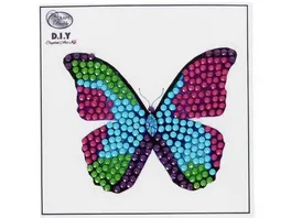 Craft Buddy Crystal Art Diamond Painting Motiv Sticker Bastelset Set Schmetterling