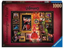 Ravensburger Puzzle Villainous Queen of Hearts 1000 Teile