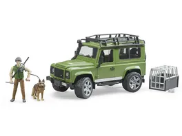 BRUDER Land Rover Defender Station Wagon mit Foerster und Hund