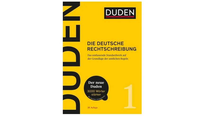 Duden Die Deutsche Rechtschreibung 28 Auflage Online Bestellen Muller