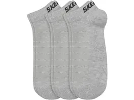 SKECHERS Unisex Sneaker Socken 3er Pack