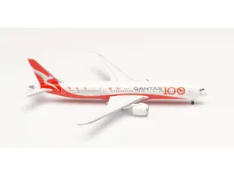 Herpa 534079 Qantas Boeing 787 9 Dreamliner 100th Anniversary Longreach
