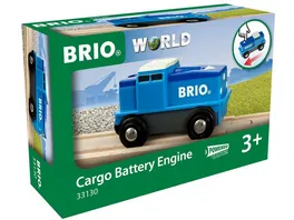 BRIO Bahn Blaue Batterie Frachtlok