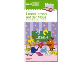 miniLUeK Uebungshefte miniLUeK Vorschule Vorschule 1 Klasse Deutsch Lesen lernen mit der Maus