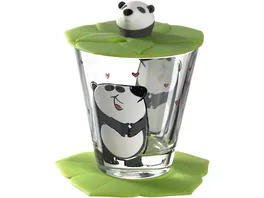 LEONARDO Kindertrinkset Bambini Panda 3 teilig