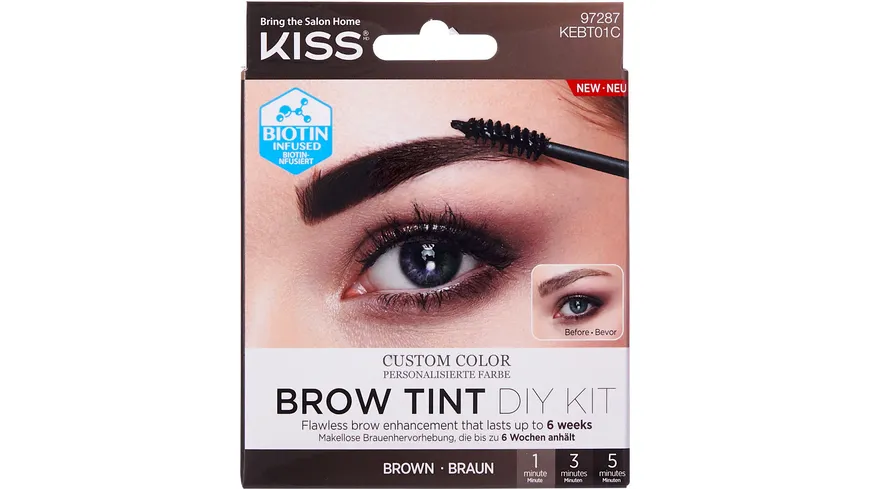 Kiss Brow Tint Kit Augenbrauenfarbe Online Bestellen Muller