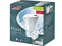 CleanPac Maxi Wasserfilterkanne 1 Kanne 1 Filterpatrone