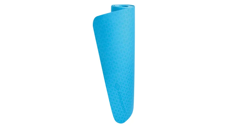 Schildkröt-Fitness - Yogamatte 4mm Blau, im Carrybag