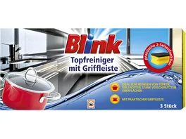 Blink Topfreiniger 3er Pack mit Griffleiste