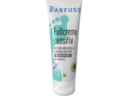 BARFUSS Fusscreme sensitiv mit BIO Arganoel