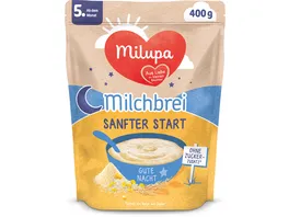 Milupa Beikost Milchbrei Sanfter Start Gute Nacht ab dem 4 Monat