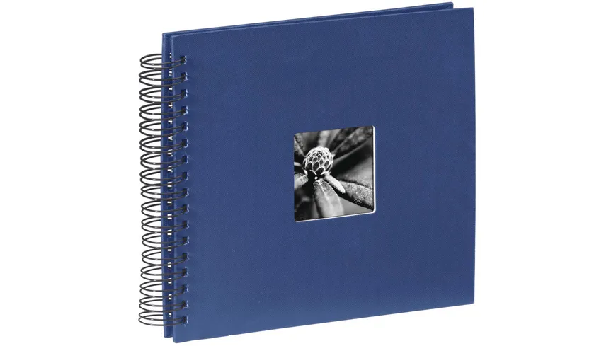 Hama Spiral-Album "Fine Art", 28 x 24 cm, 50 schwarze Seiten, Blau
