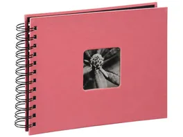 Hama Spiral Album Fine Art 24 x 17 cm 50 schwarze Seiten Flamingo
