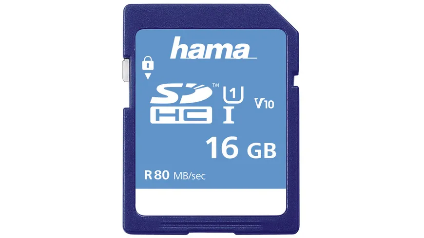 Hama SDHC 16GB Class 10 UHS-I 80MB/S