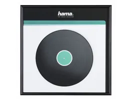 Hama LP Cover Rahmen Aluminium Schwarz 31 5 x 31 5 cm