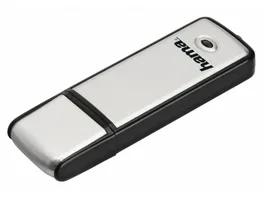 HAMA USB Stick Fancy USB 2 0 128 GB 15MB s Schwarz Silber