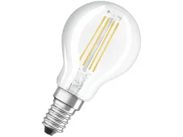 OSRAM LED Filament Lampe klassische Miniballform E14 4 Watt