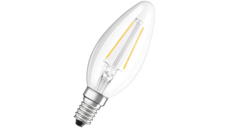 OSRAM LED-Filament-Lampe klassische Minikerzenform, E14 - 2,5 Watt