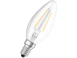 OSRAM LED Filament Lampe klassische Minikerzenform E14 2 5 Watt