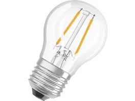 OSRAM LED Filament Lampe klassische Miniballform E27 2 5 Watt