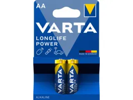 VARTA LONGLIFE Power Alkaline Batterie AA Mignon LR6 2 Stueck