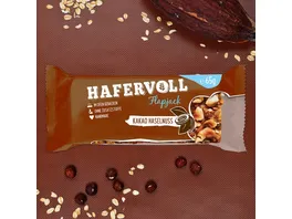 HAFERVOLL Flapjack Kakao Haselnuss