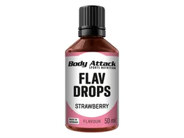 Body Attack Flav Drops Strawberry
