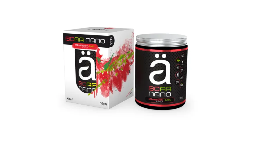 Nanosupps Nano BCAA - Strawberry Basil - 420g