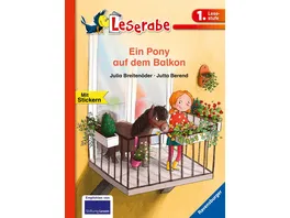 Leserabe Ein Pony auf dem Balkon