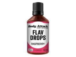 Body Attack Flav Drops Raspberry