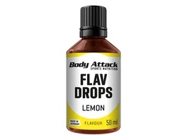 Body Attack Flav Drops Lemon