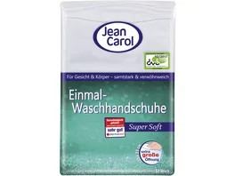 Jean Carol Einmal Waschhandschuhe Super Soft