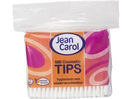 Jean Carol Cosmetic Tips mit Papierschaft Nachfueller 160 Stueck