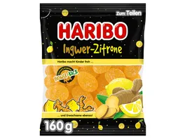 Haribo Gummibaerchen Ingwer Zitrone