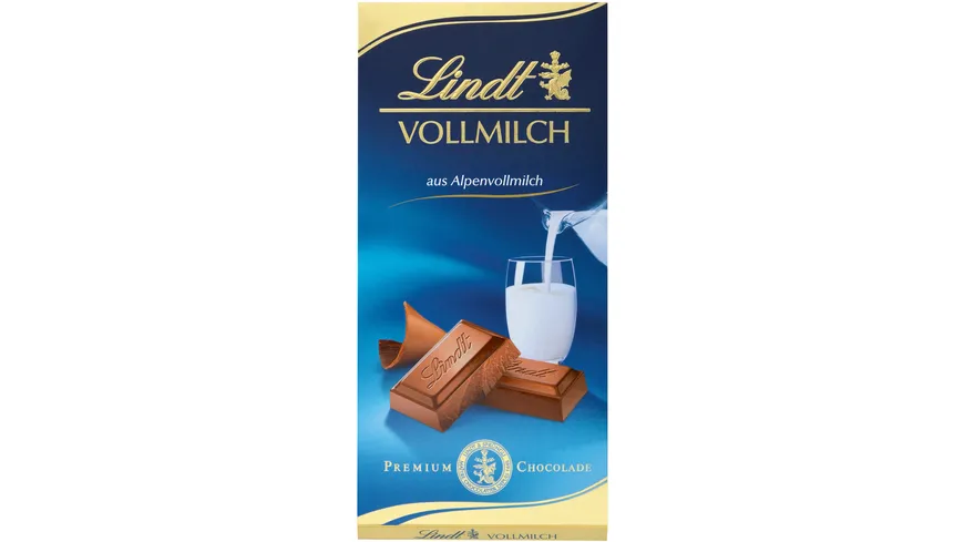 Lindt Schokolade Alpenvollmilch extra fein