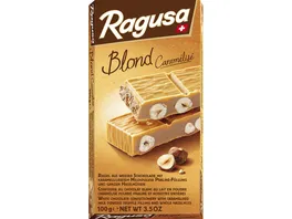 Ragusa Blond Caramelise weisse Schokolade mit Haselnuessen