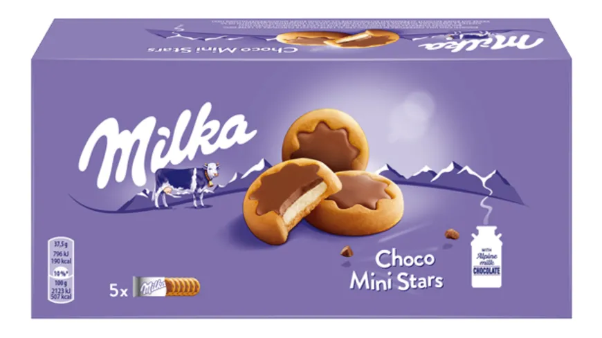 Milka Schokolade Mini Kekse