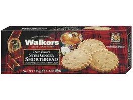 WALKERS Stem Ginger Shortbread