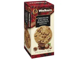 WALKERS Chocolate Chunk Hazelnut Biscuits