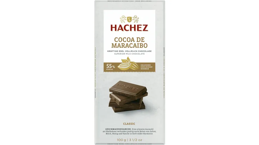 Hachez Cocoa de Maracaibo Tafel Classic