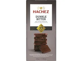 Hachez Tafel Dunkle Bitter 77 Kakaoanteil