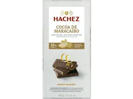 Hachez Cocoa de Maracaibo Tafel Orange Krokant
