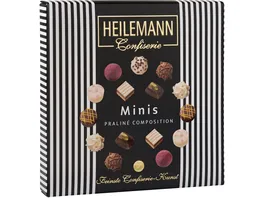 Heilemann Mini Pralines schwarz weiss