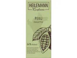 Heilemann Ursprungs Schokolade Peru 64 Edelbitter