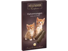 Heilemann Katzenzungen aus Zartbitter Schokolade